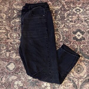 American Eagle Outfitters Black Boyfriend Jeans